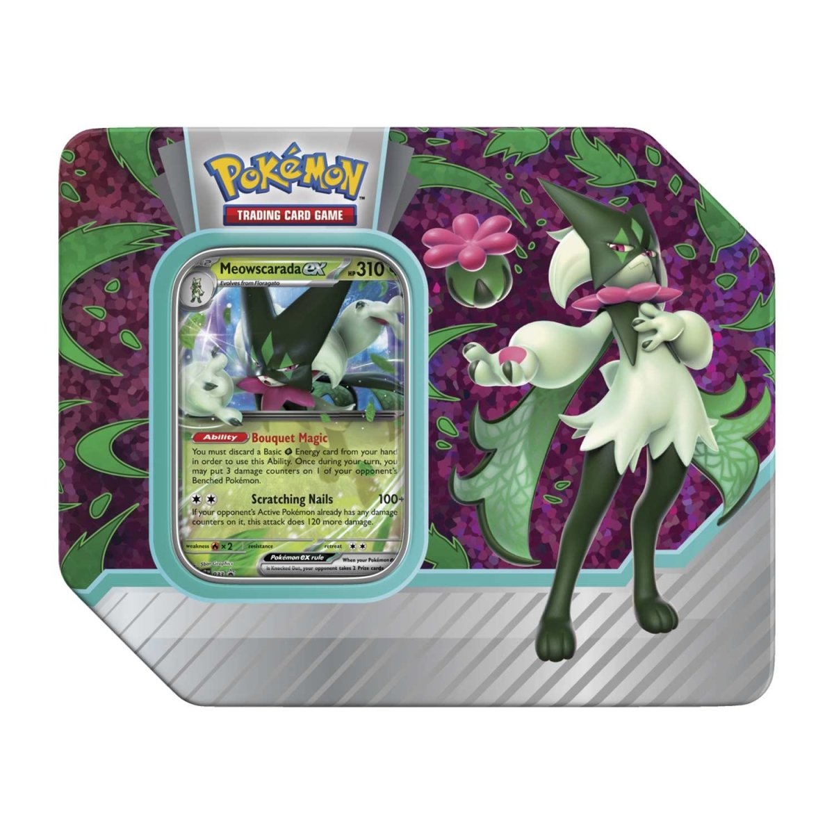 Pokémon TCG: Paldea Partners Small Meowscarada Tin
