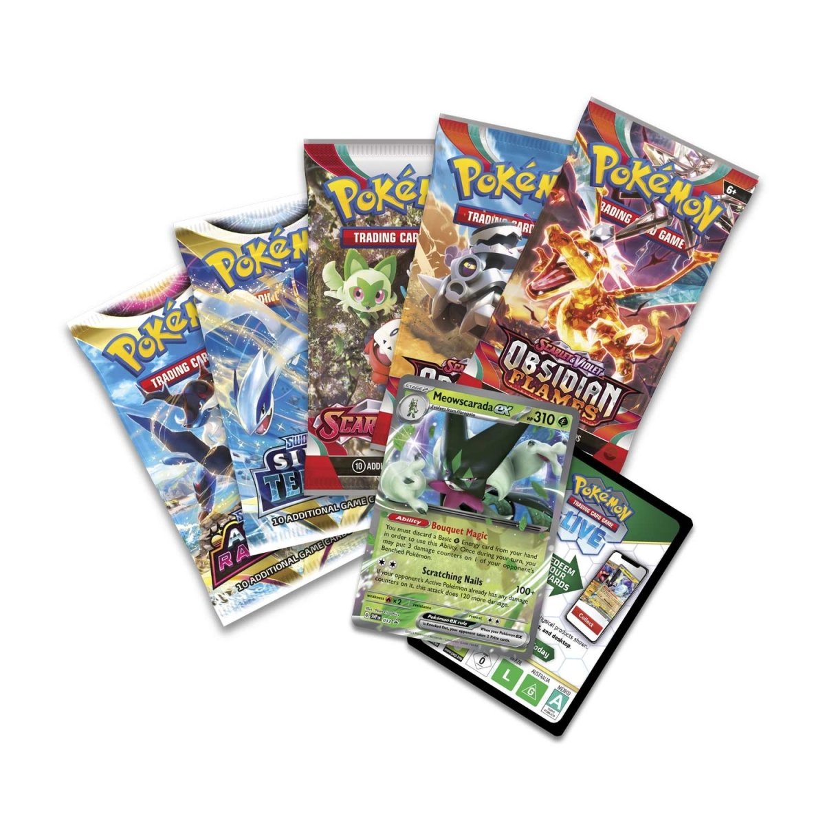 Pokémon TCG: Paldea Partners Small Meowscarada Tin