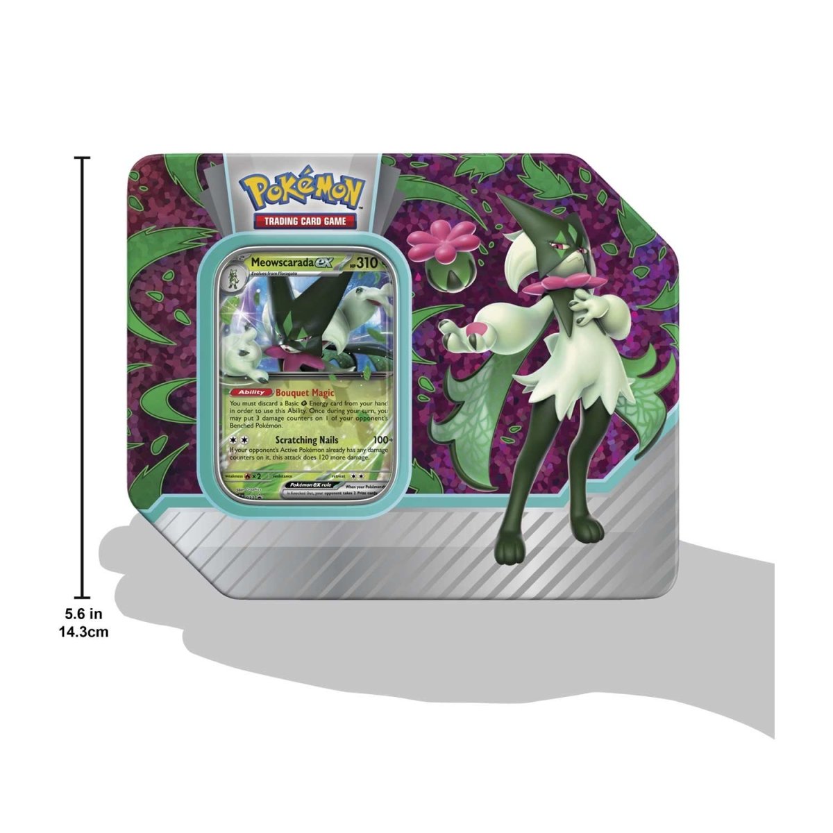 Pokémon TCG: Paldea Partners Small Meowscarada Tin