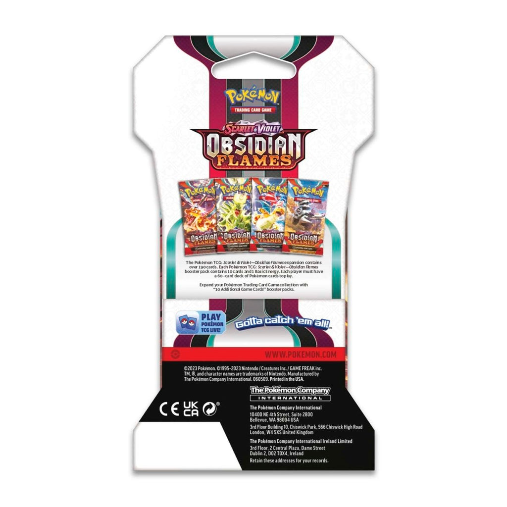 Pokémon TCG: Obsidian Flames Sleeved Booster Pack
