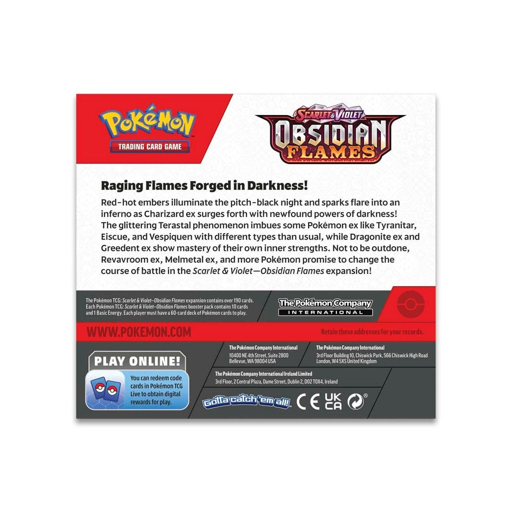 Pokémon TCG: Obsidian Flames Booster Display Box