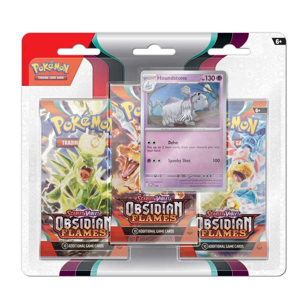 Pokémon TCG: Obsidian Flames Houndstone 3-Pack Blister