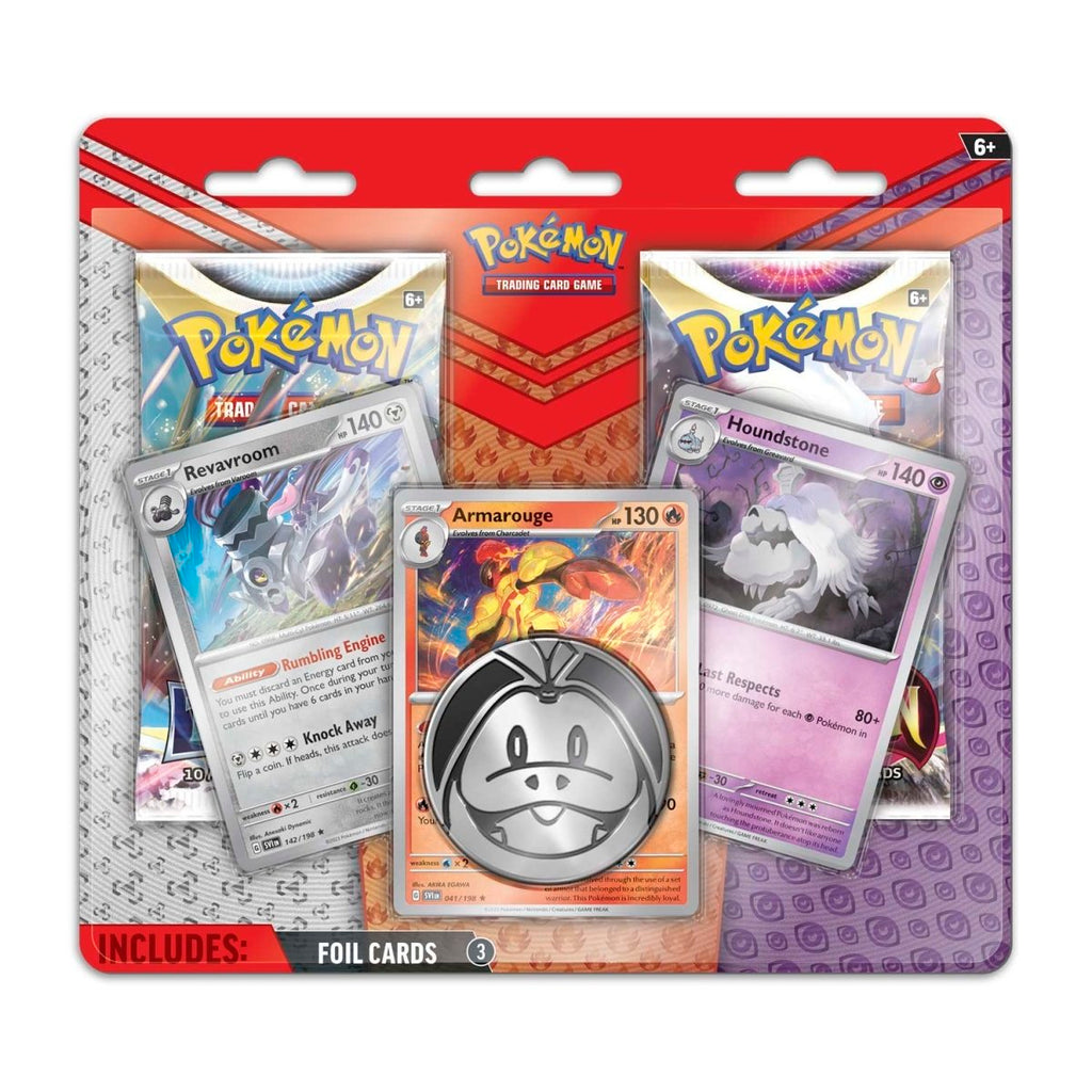 Pokémon TCG: Enhanced 2-Pack Blister Armarouge, Revavroom & Houndstone