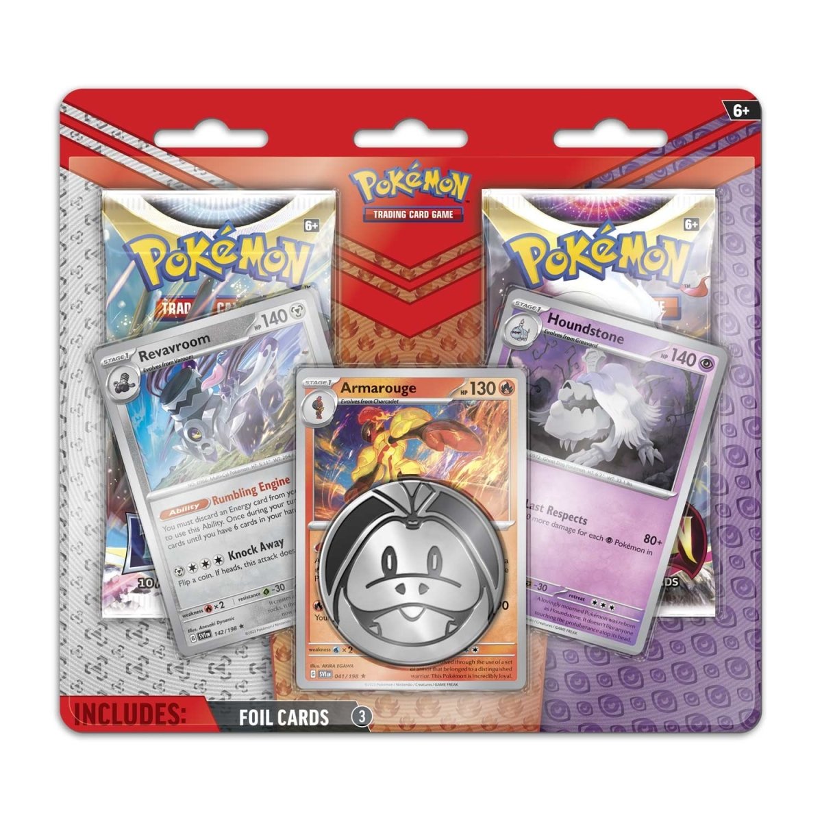 Pokémon TCG: Enhanced 2-Pack Blister Armarouge, Revavroom & Houndstone