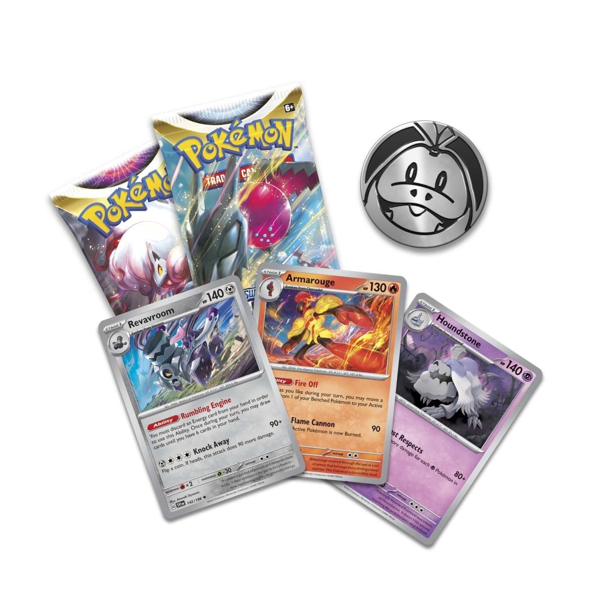 Pokémon TCG: Enhanced 2-Pack Blister Armarouge, Revavroom & Houndstone
