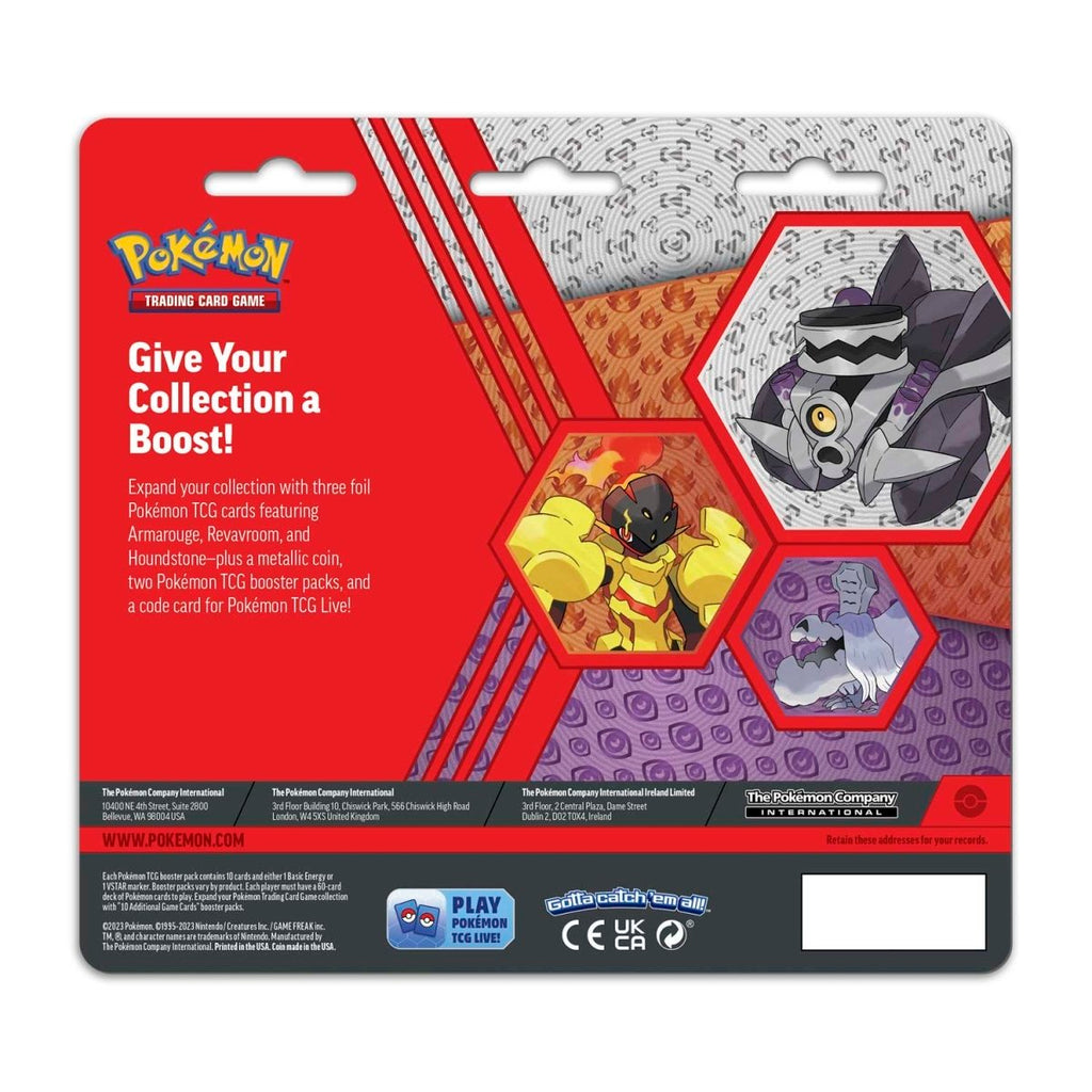 Pokémon TCG: Enhanced 2-Pack Blister Armarouge, Revavroom & Houndstone