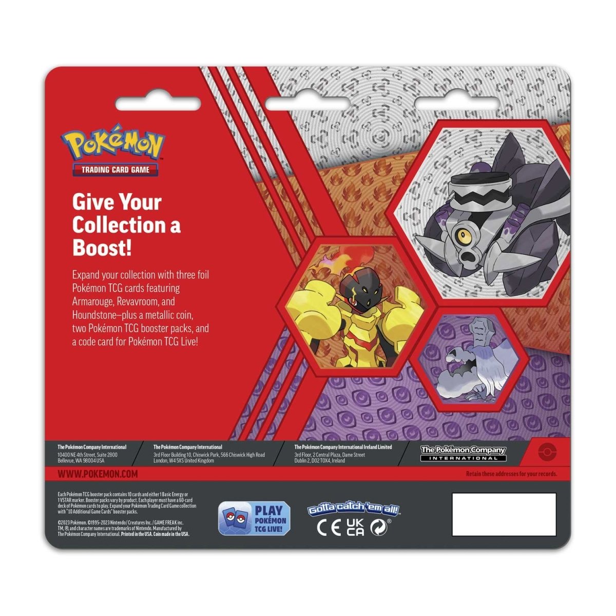 Pokémon TCG: Enhanced 2-Pack Blister Armarouge, Revavroom & Houndstone