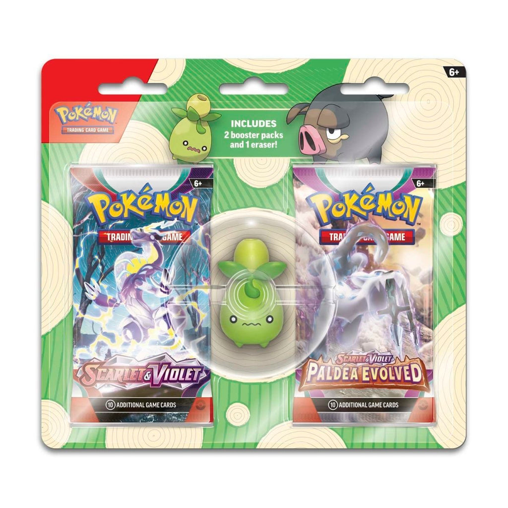 Pokémon TCG: 2023 Smoliv Eraser 2-Pack Bundle