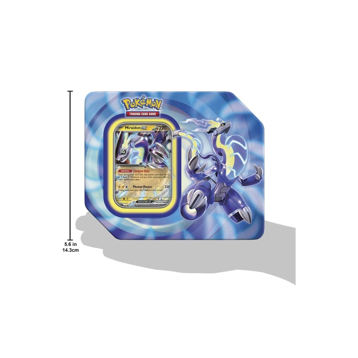 Pokémon TCG: Paldea Legends Large Miraidon Tin