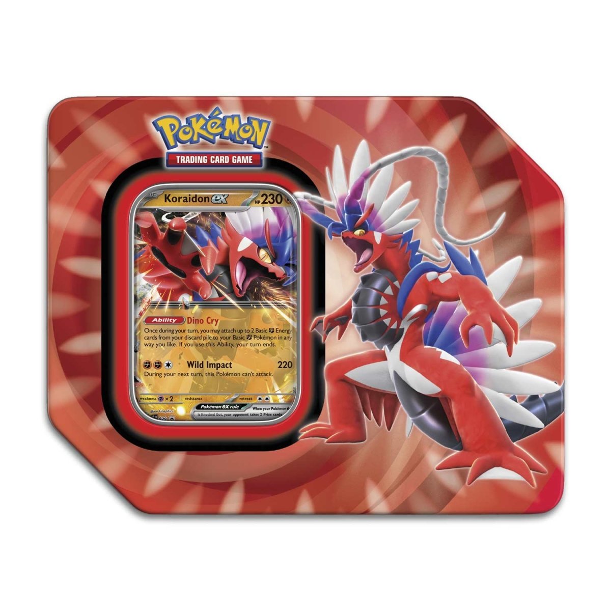 Pokémon TCG: Paldea Legends Large Koraidon Tin