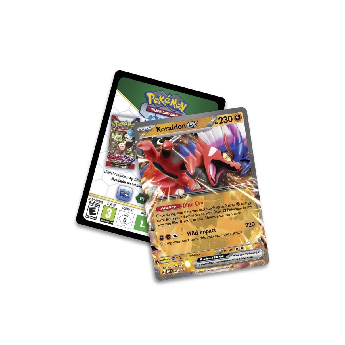 Pokémon TCG: Paldea Legends Large Koraidon Tin