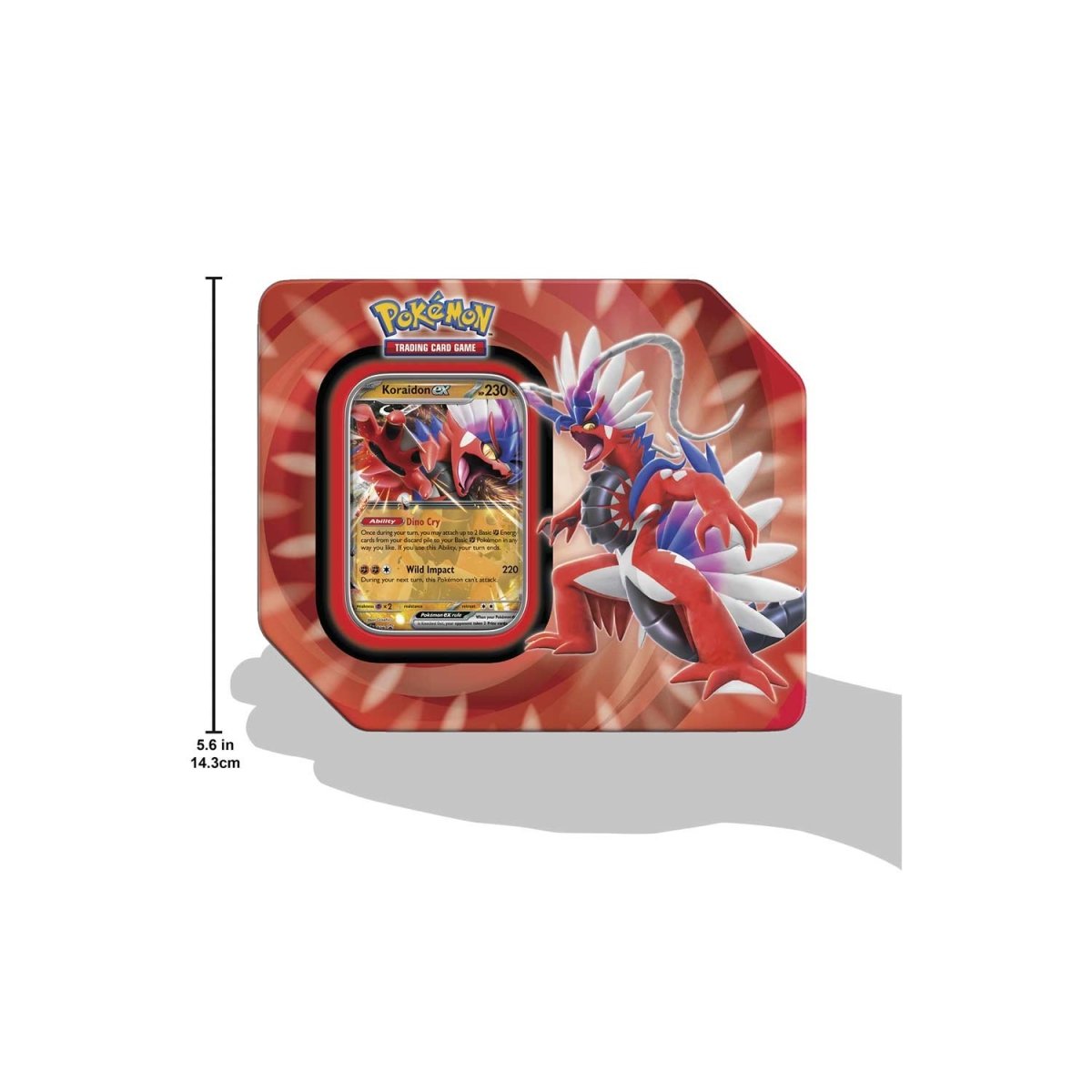 Pokémon TCG: Paldea Legends Large Koraidon Tin