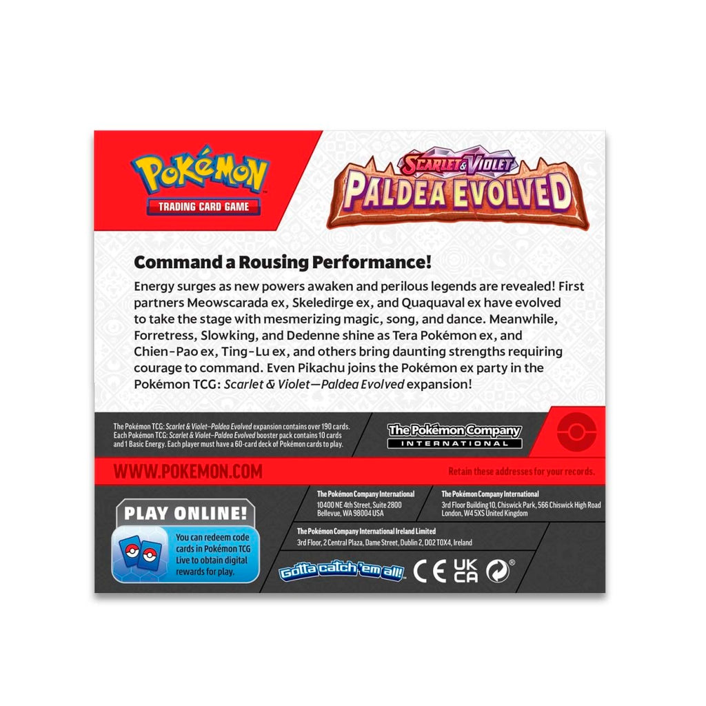 Pokémon TCG: Paldea Evolved Booster Display Box