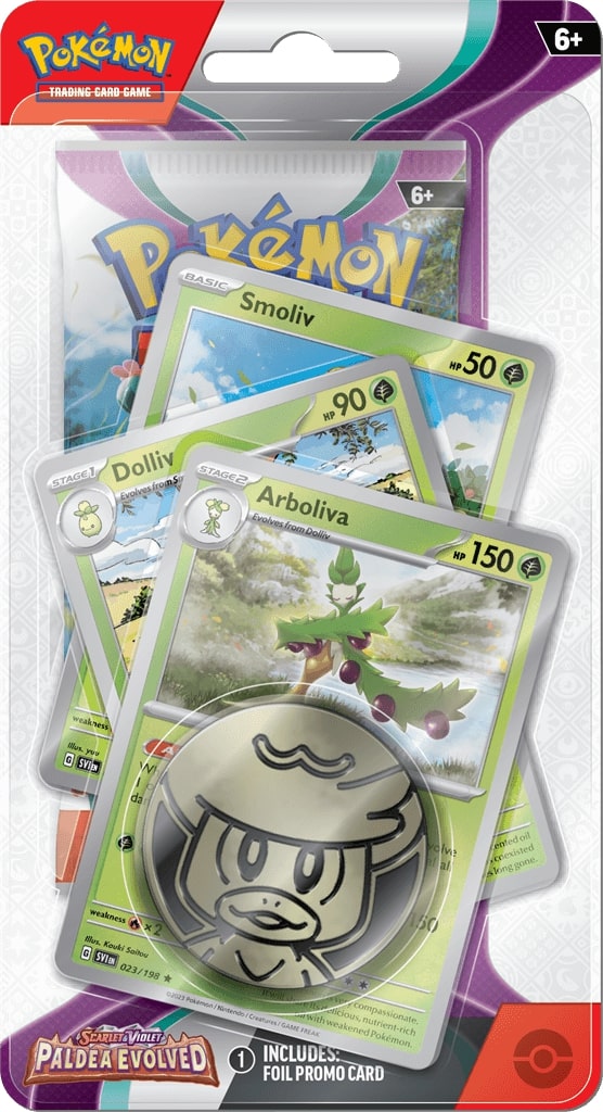 Pokémon TCG: Paldea Evolved 1-Pack Blister Smoliv, Dolliv & Arboliva