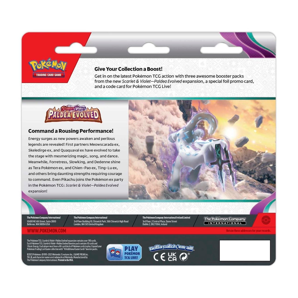 Pokémon TCG: Paldea Evolved Varoom 3-Pack Blister