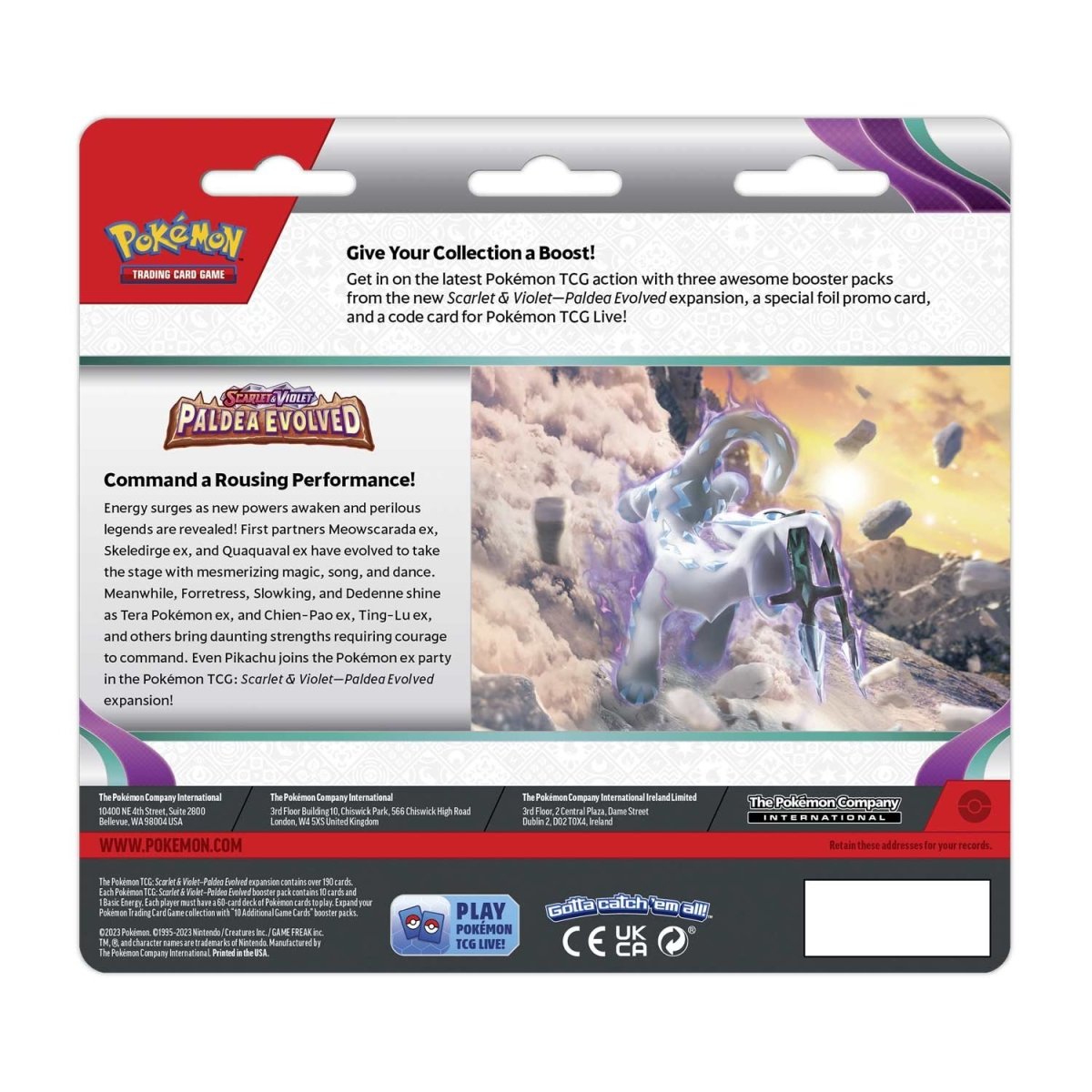 Pokémon TCG: Paldea Evolved Tinkatink 3-Pack Blister