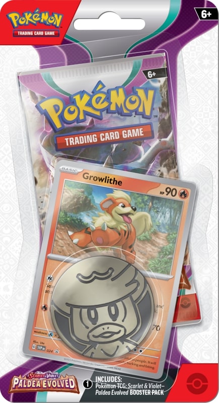 Pokémon TCG: Paldea Evolved Growlithe 1-Pack Blister