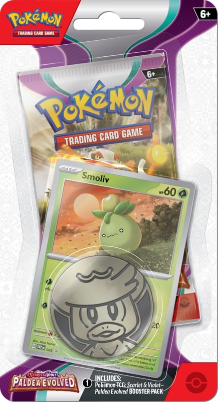 Pokémon TCG: Paldea Evolved Smoliv 1-Pack Blister