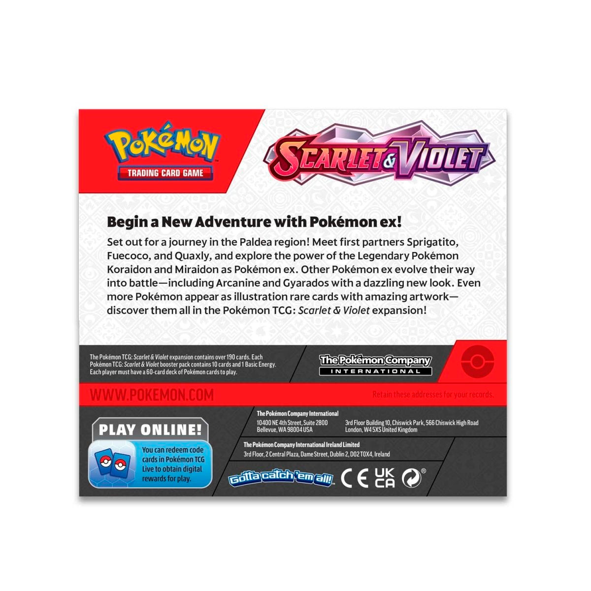 Pokémon TCG: Scarlet & Violet Booster Display Box