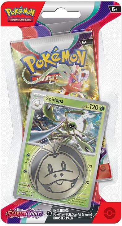 Pokémon TCG: Scarlet & Violet Spidops 1-Pack Blister