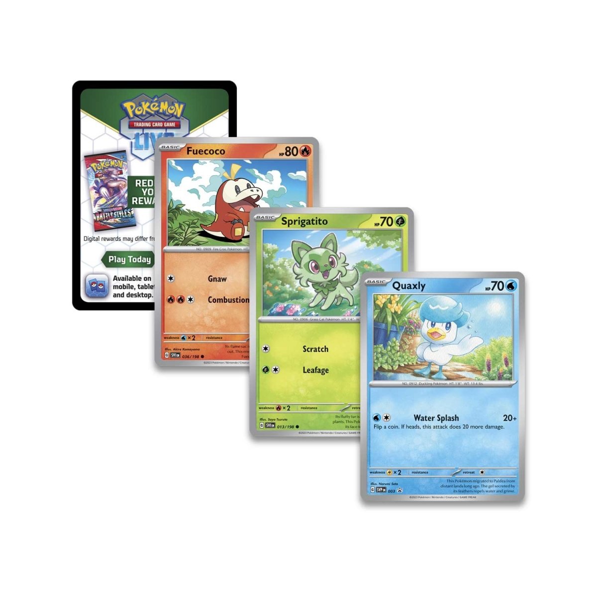 Pokémon TCG: Paldea Collection Quaxly