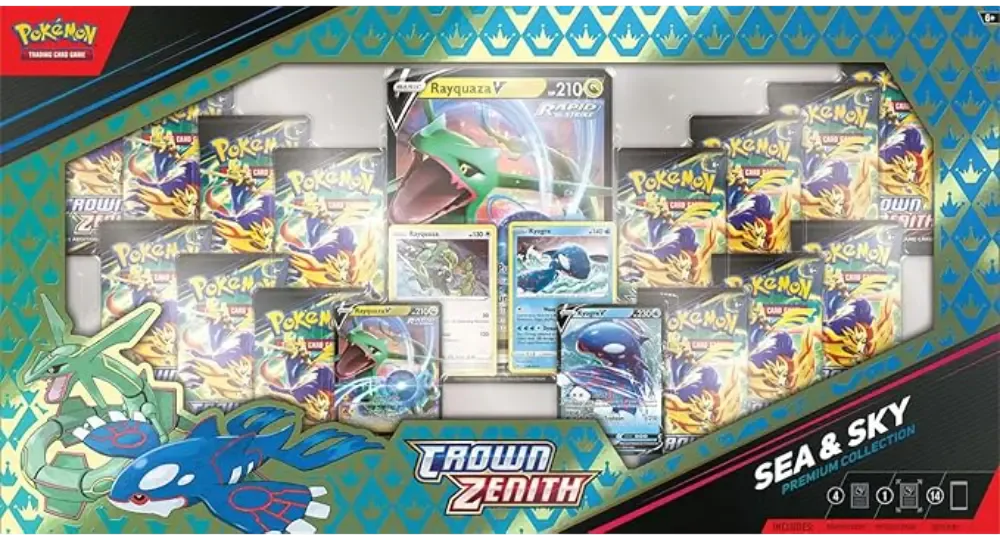 Pokémon TCG: Crown Zenith Premium Collection—Sea & Sky