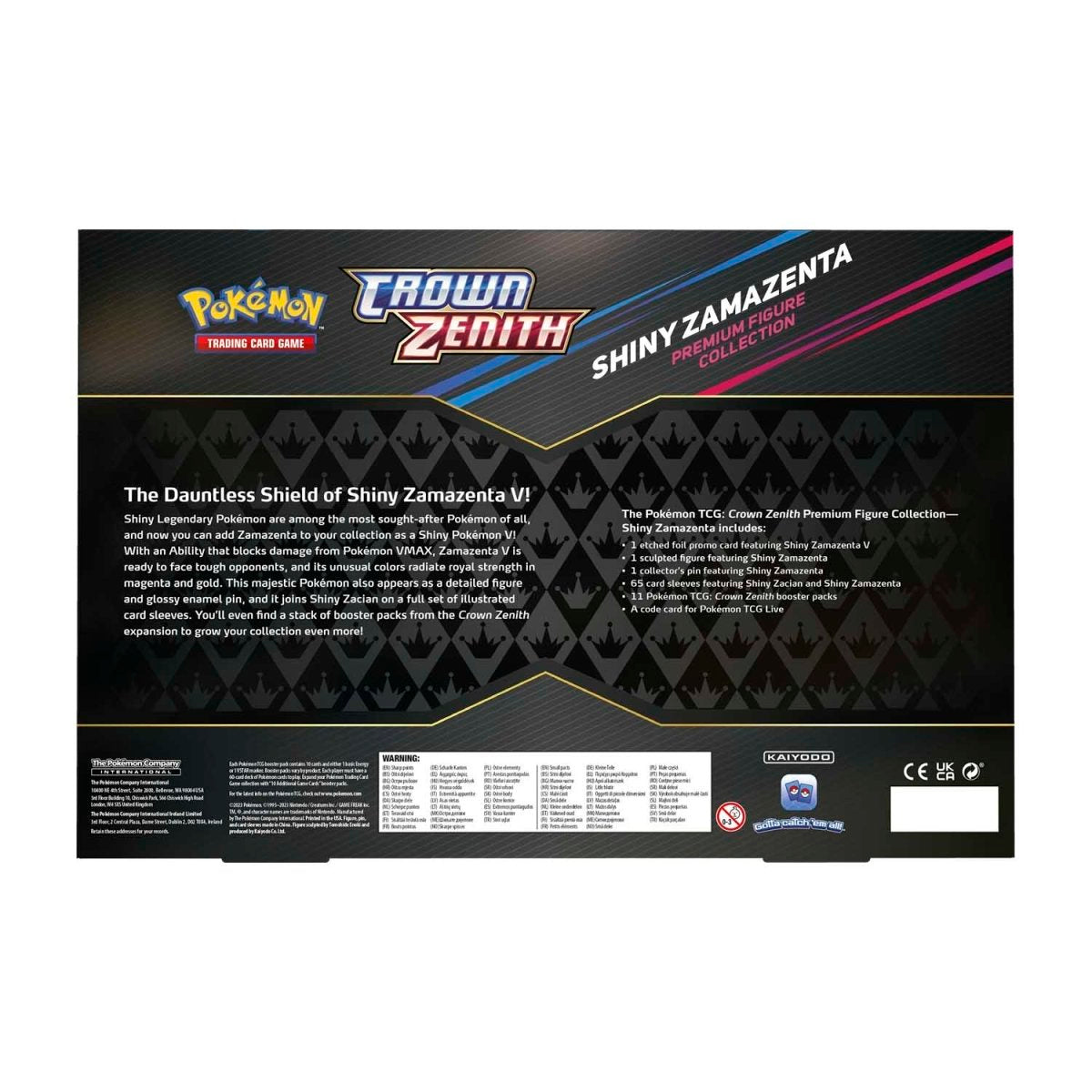 Pokémon TCG: Crown Zenith Premium Figure Collection—Shiny Zamazenta
