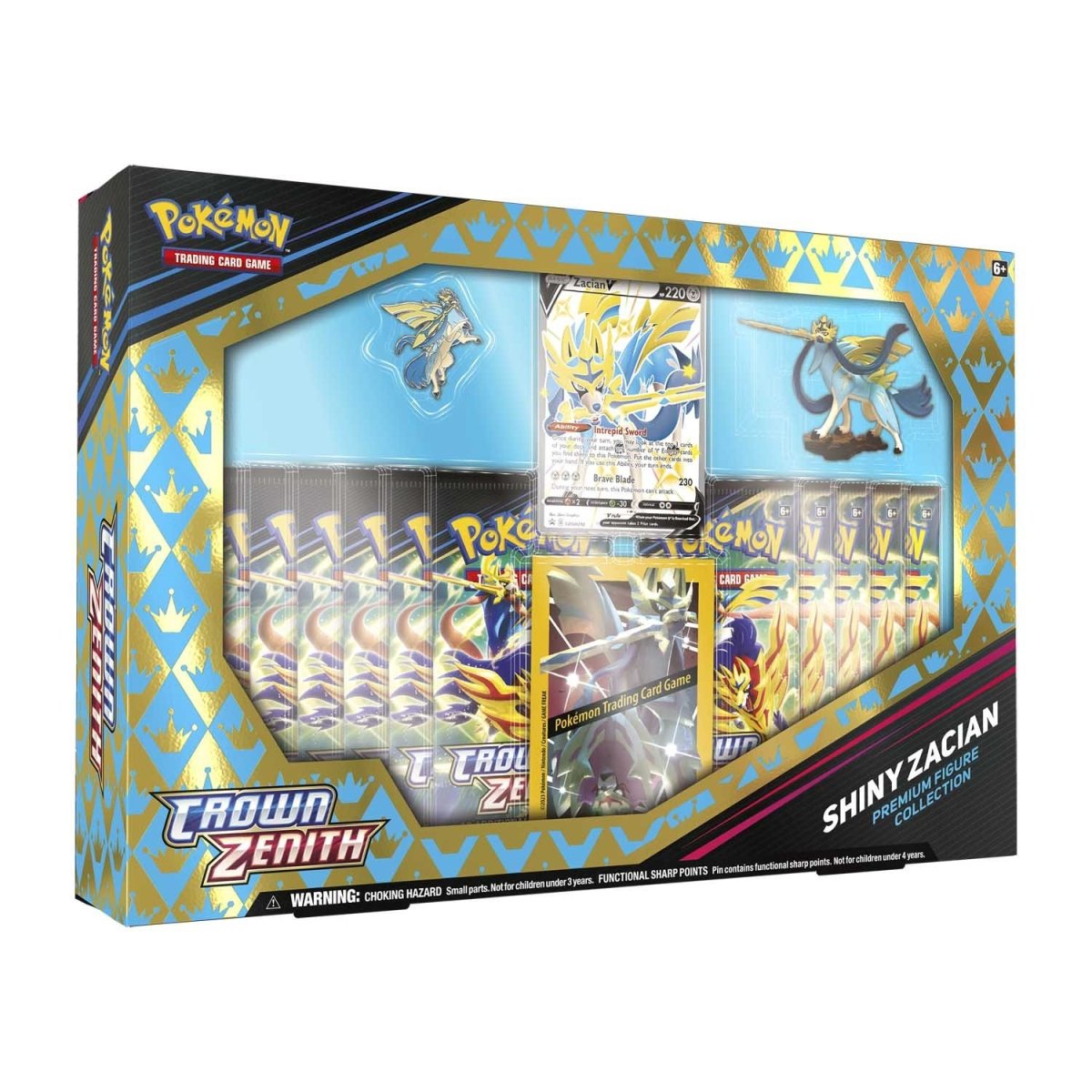 Pokémon TCG: Crown Zenith Premium Figure Collection—Shiny Zacian