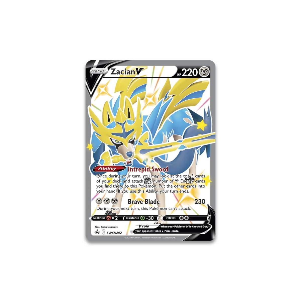 Pokémon TCG: Crown Zenith Premium Figure Collection—Shiny Zacian
