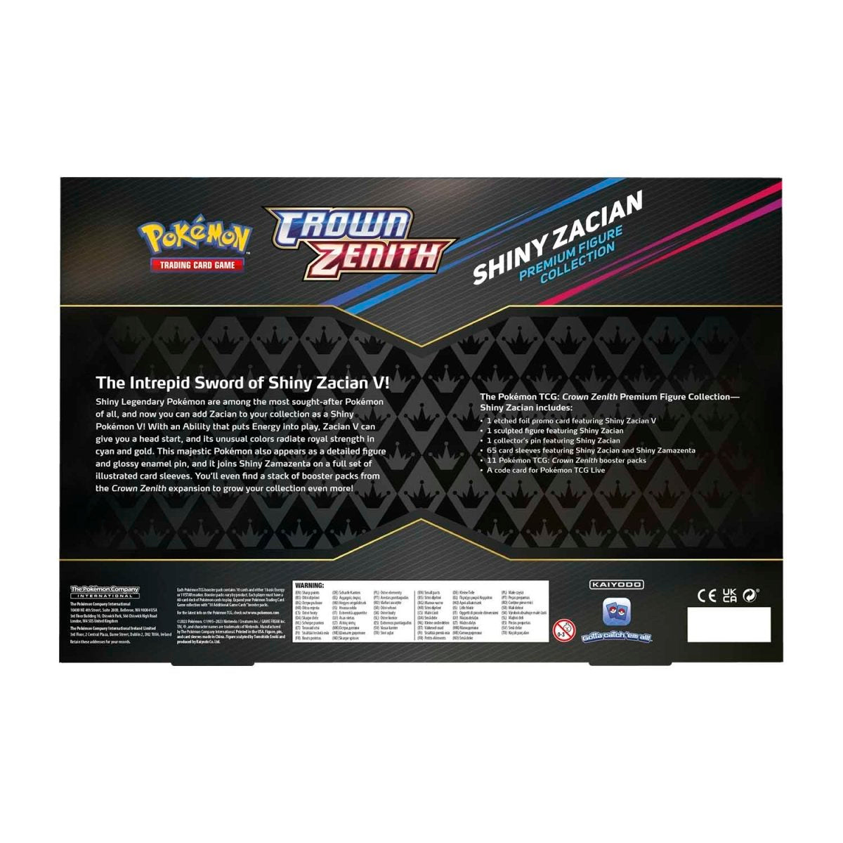 Pokémon TCG: Crown Zenith Premium Figure Collection—Shiny Zacian