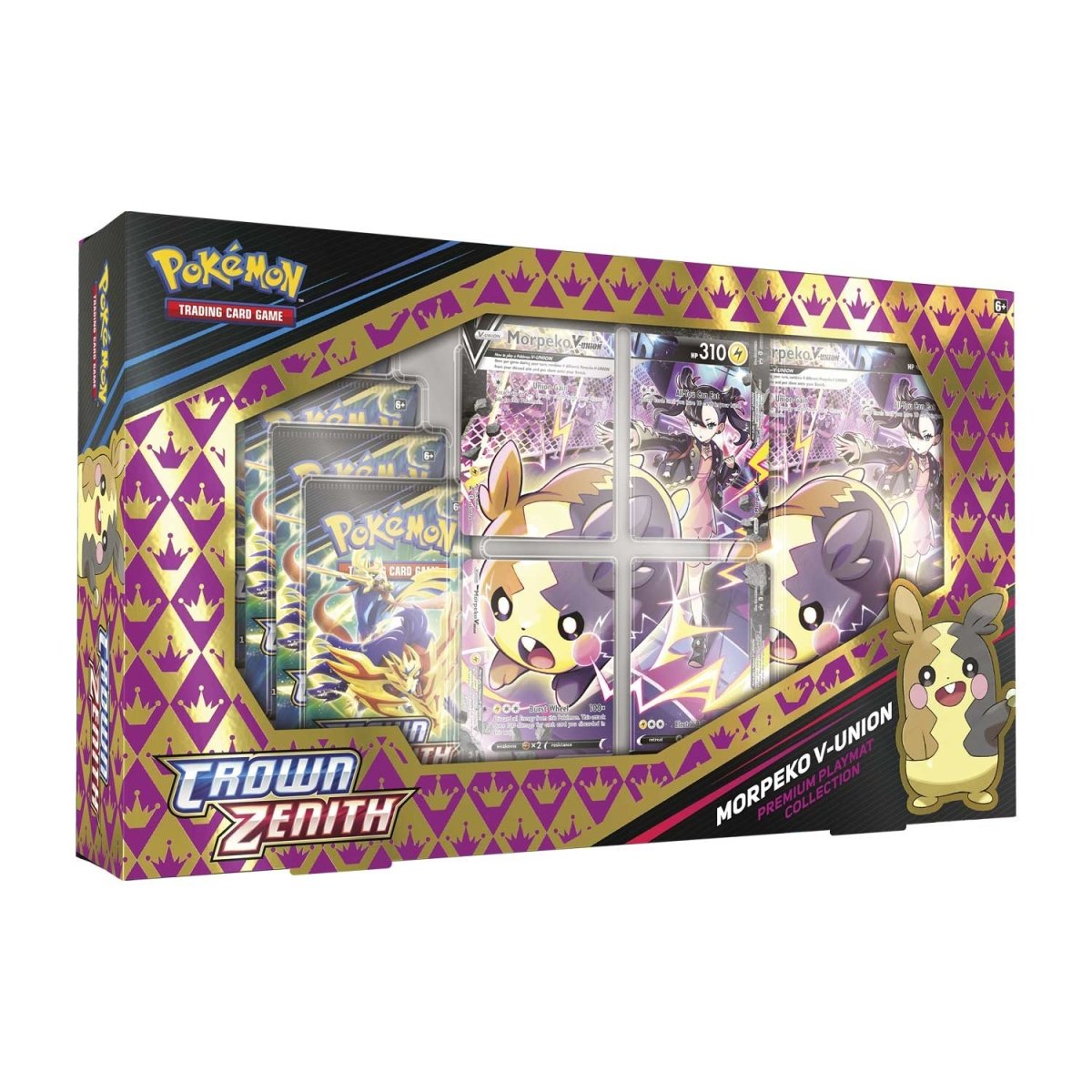 Pokémon TCG: Crown Zenith Premium Playmat Collection—Morpeko V-UNION
