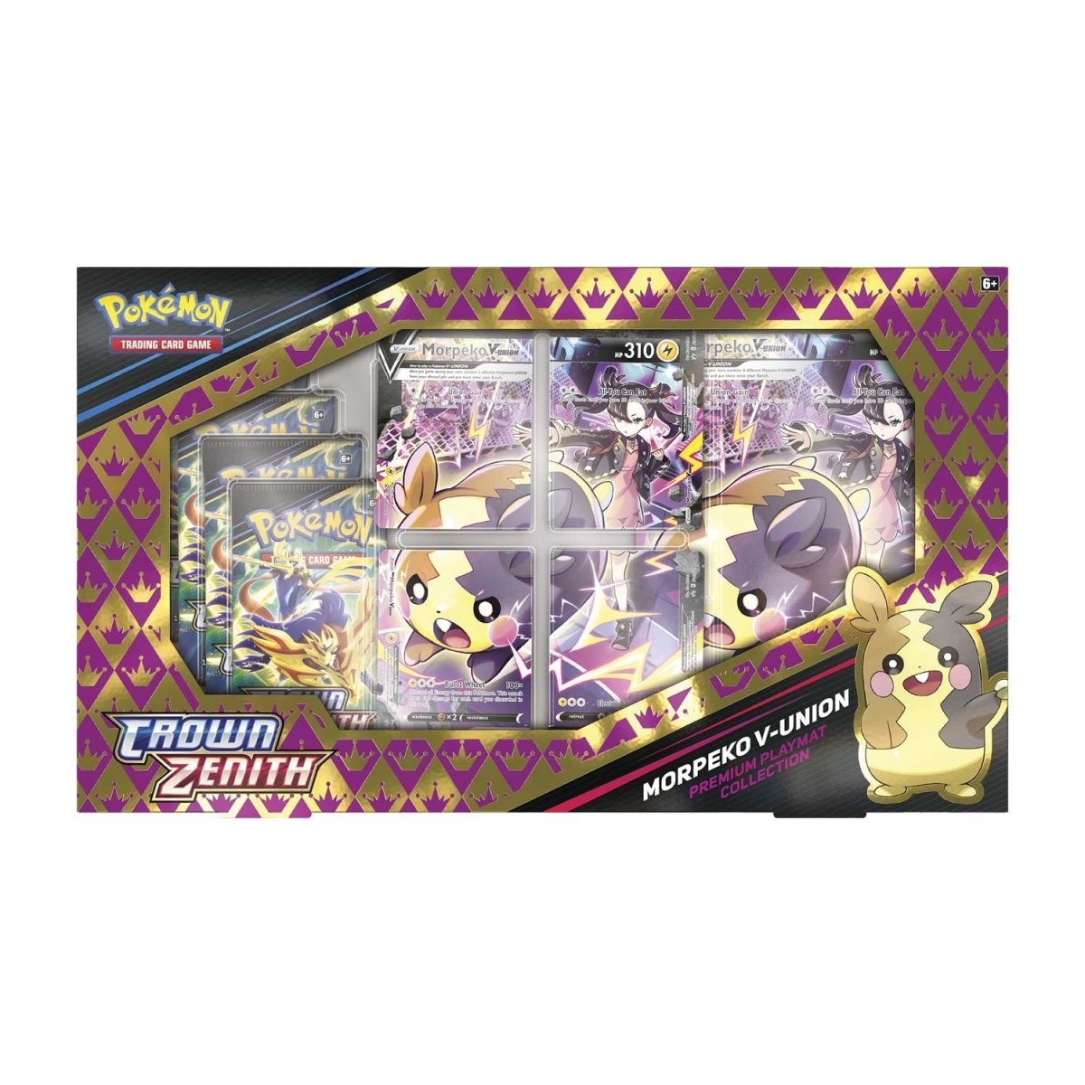 Pokémon TCG: Crown Zenith Premium Playmat Collection—Morpeko V-UNION