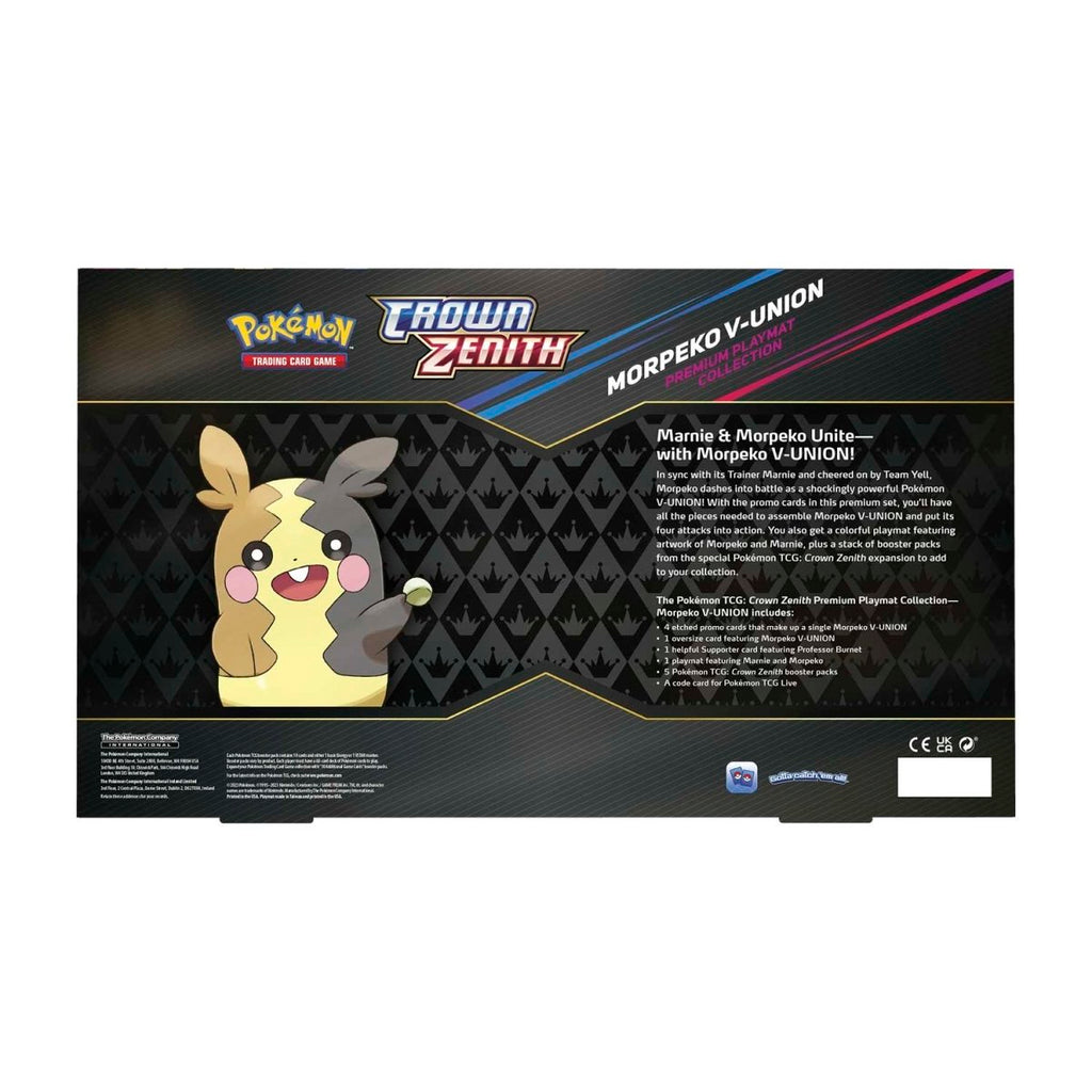 Pokémon TCG: Crown Zenith Premium Playmat Collection—Morpeko V-UNION