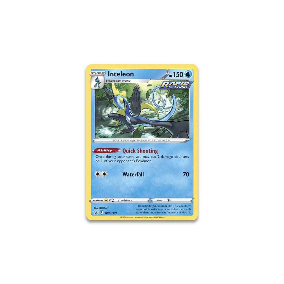 Pokémon TCG: Crown Zenith Pin Collection—Inteleon
