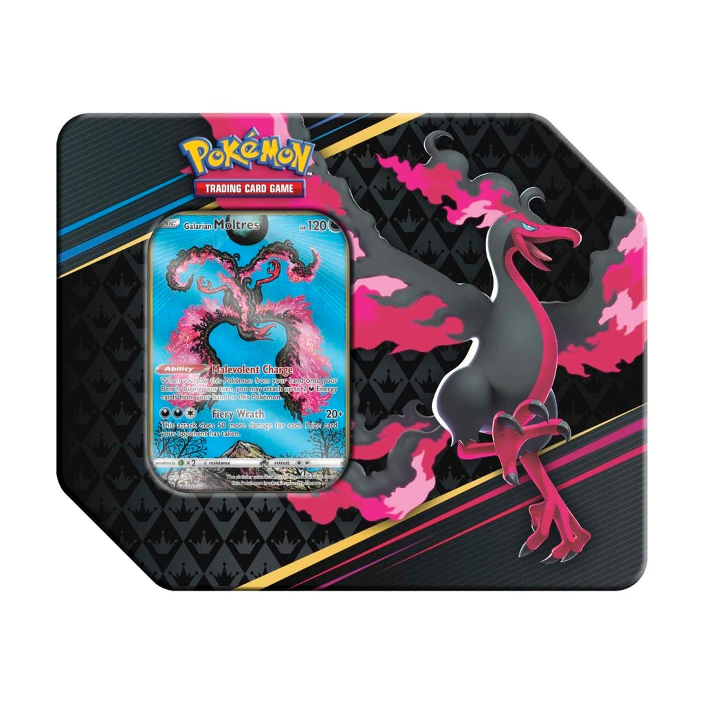 Pokémon TCG: Crown Zenith Galarian Moltres Tin