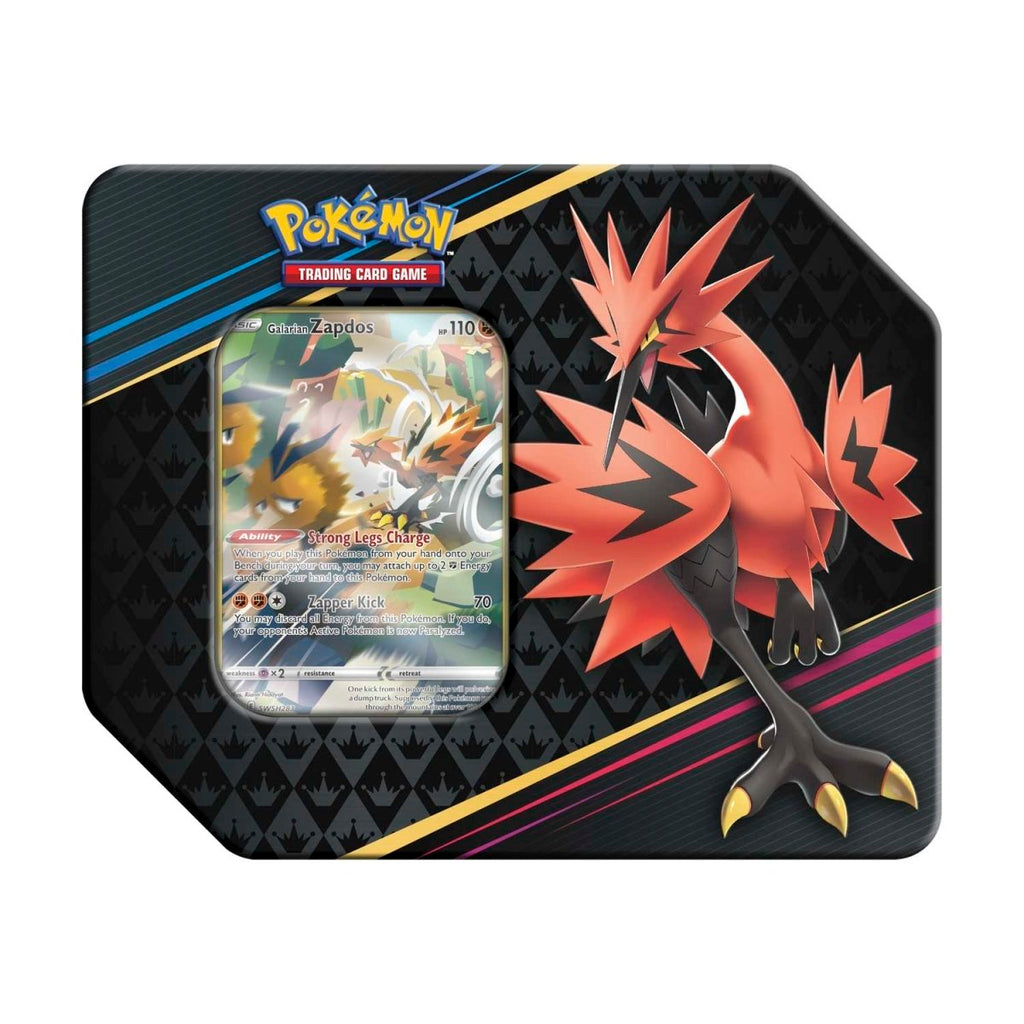 Pokémon TCG: Crown Zenith Galarian Zapdos Tin