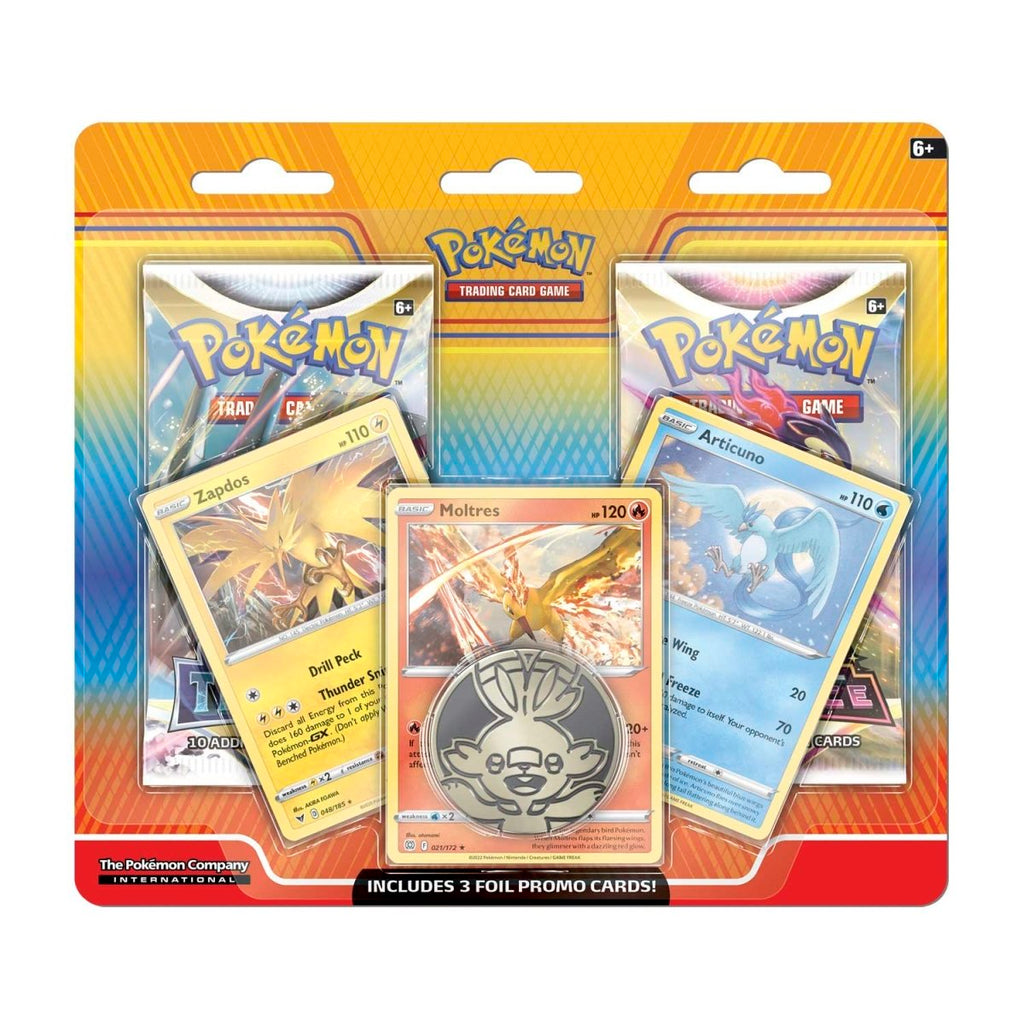 Pokémon TCG: Enhanced 2-Pack Blister Zapdos, Moltres & Articuno