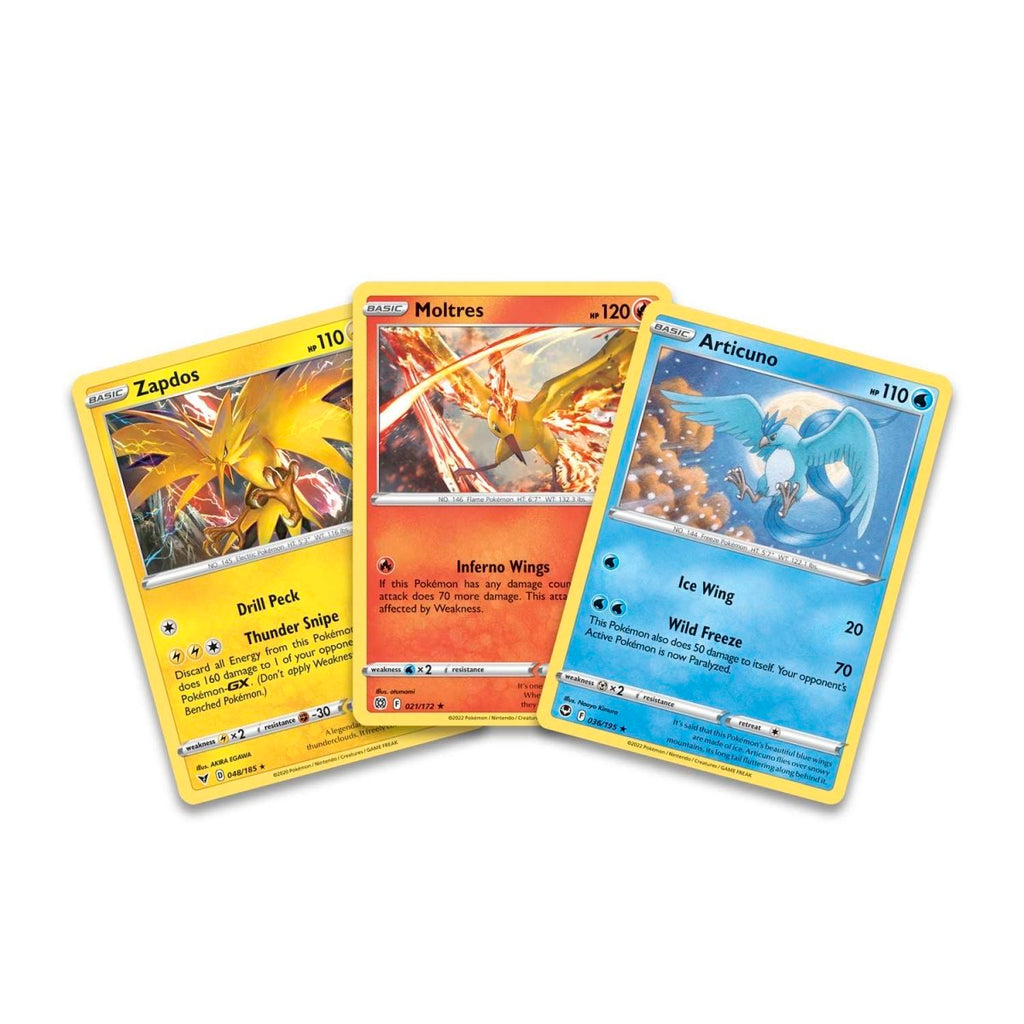 Pokémon TCG: Enhanced 2-Pack Blister Zapdos, Moltres & Articuno