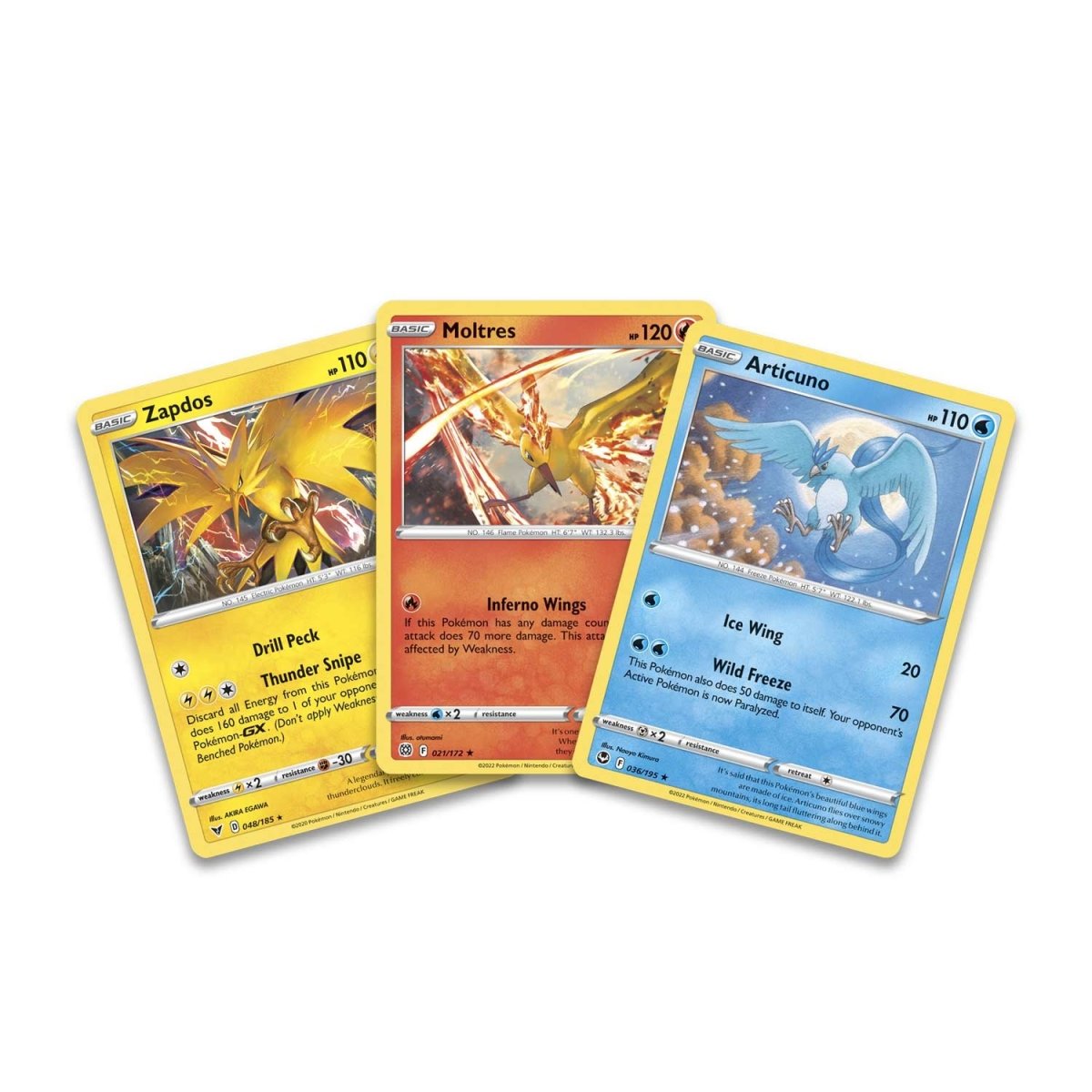 Pokémon TCG: Enhanced 2-Pack Blister Zapdos, Moltres & Articuno