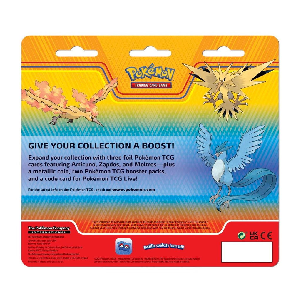 Pokémon TCG: Enhanced 2-Pack Blister Zapdos, Moltres & Articuno