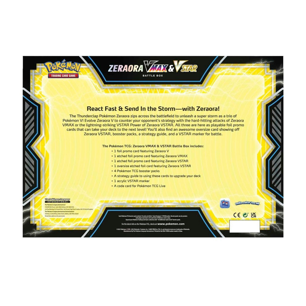 Pokémon TCG: Zeraora VMAX & VSTAR Battle Box