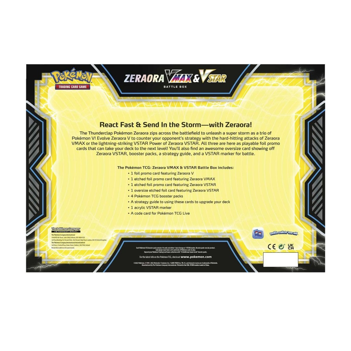 Pokémon TCG: Zeraora VMAX & VSTAR Battle Box