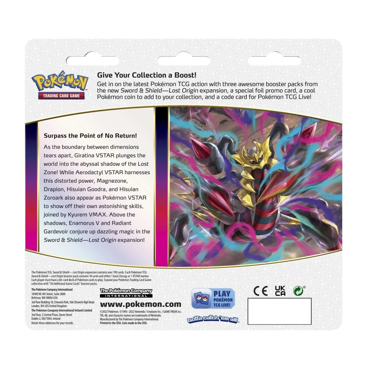Pokémon TCG: Lost Origin Regigigas 3-Pack Blister