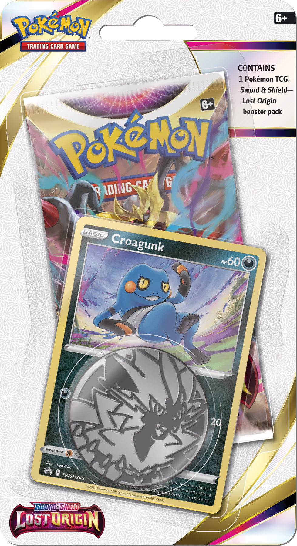 Pokémon TCG: Lost Origin Croagunk 1-Pack Blister