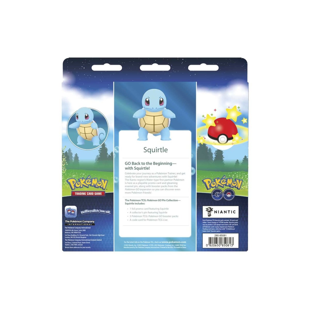 Pokémon TCG: Pokémon GO Pin Collection—Squirtle