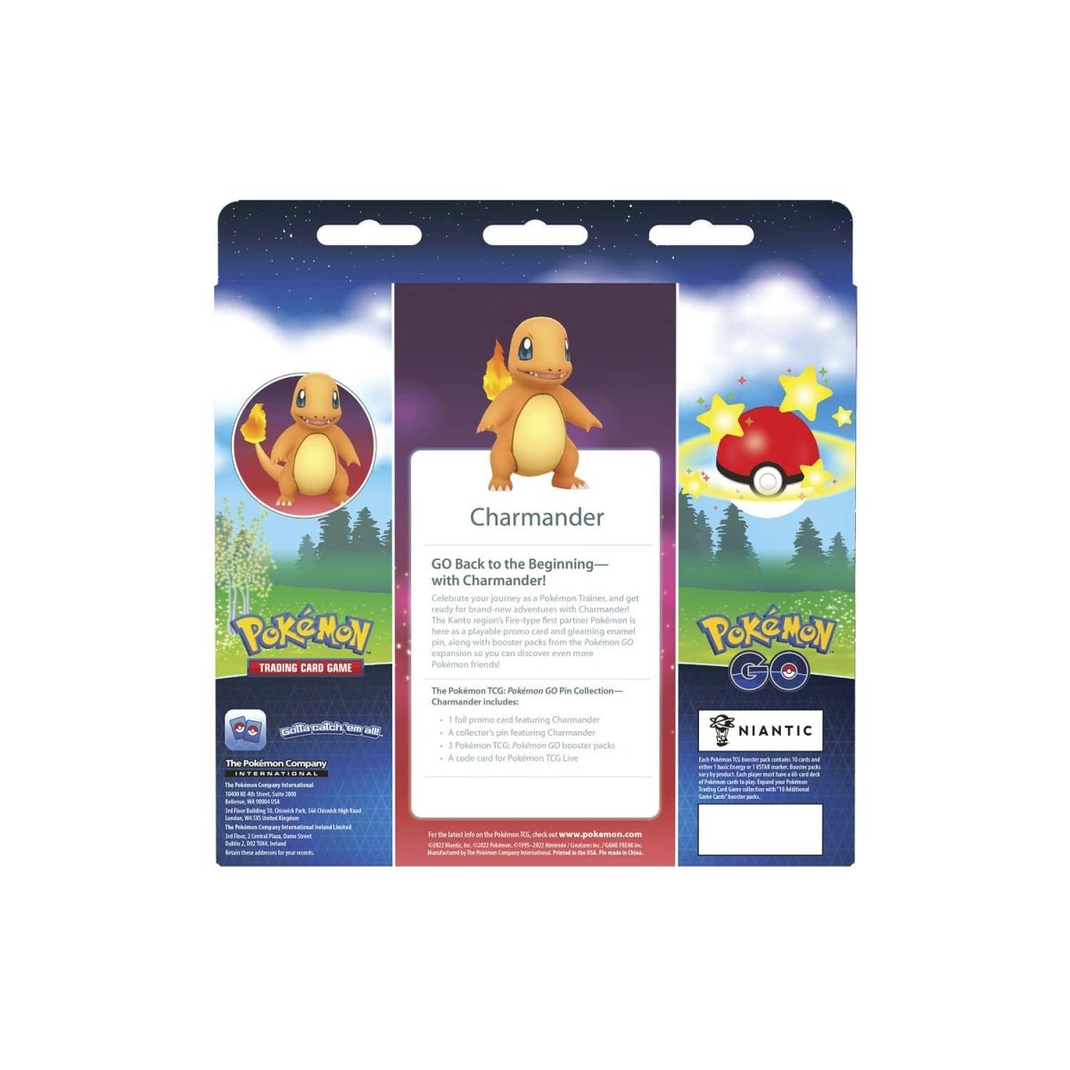 Pokémon TCG: Pokémon GO Pin Collection—Charmander