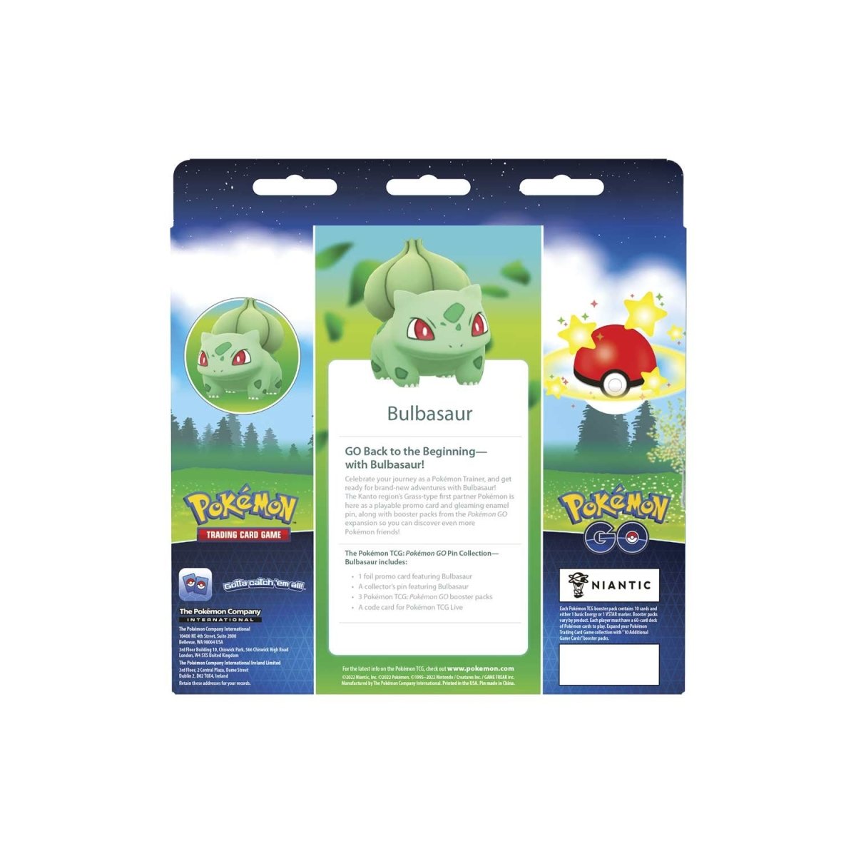 Pokémon TCG: Pokémon GO Pin Collection—Bulbasaur