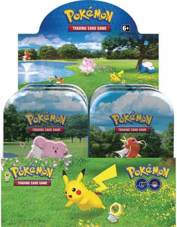 Pokémon TCG: Pokémon GO Mini Tins Display