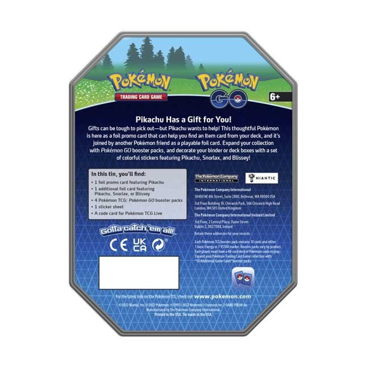 Pokémon TCG: Pokémon GO Blissey Tin
