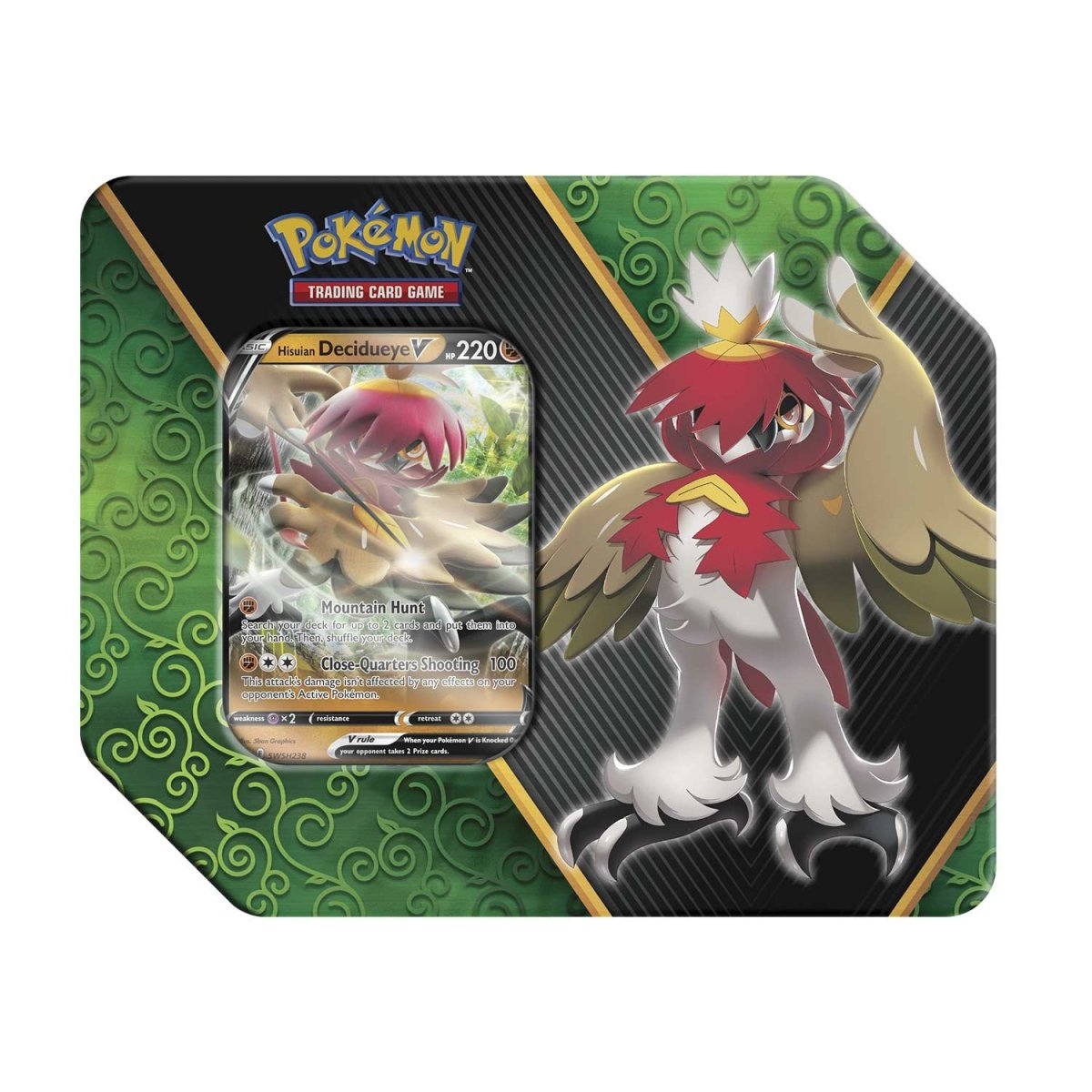Pokémon TCG: Divergent Powers Hisuian Decidueye V Tin